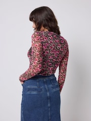 SCAMP & DUDE Natural Paradise Mesh Top - Image 2 of 5