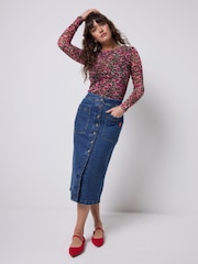 SCAMP & DUDE Natural Paradise Mesh Top - Image 3 of 5