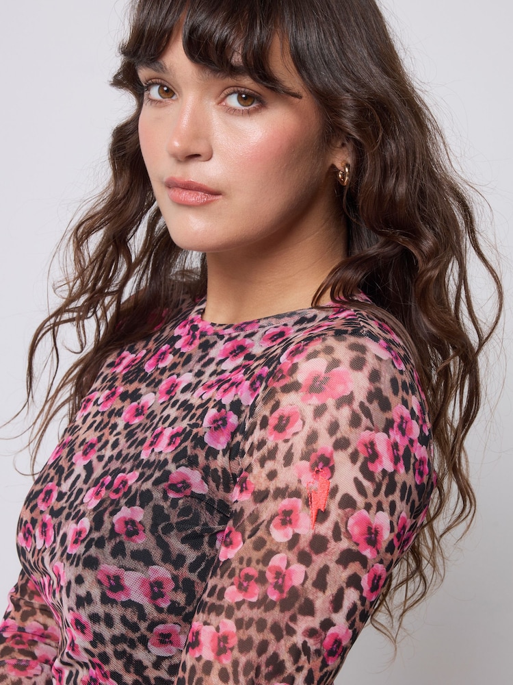 SCAMP & DUDE Natural Paradise Mesh Top - Image 5 of 5