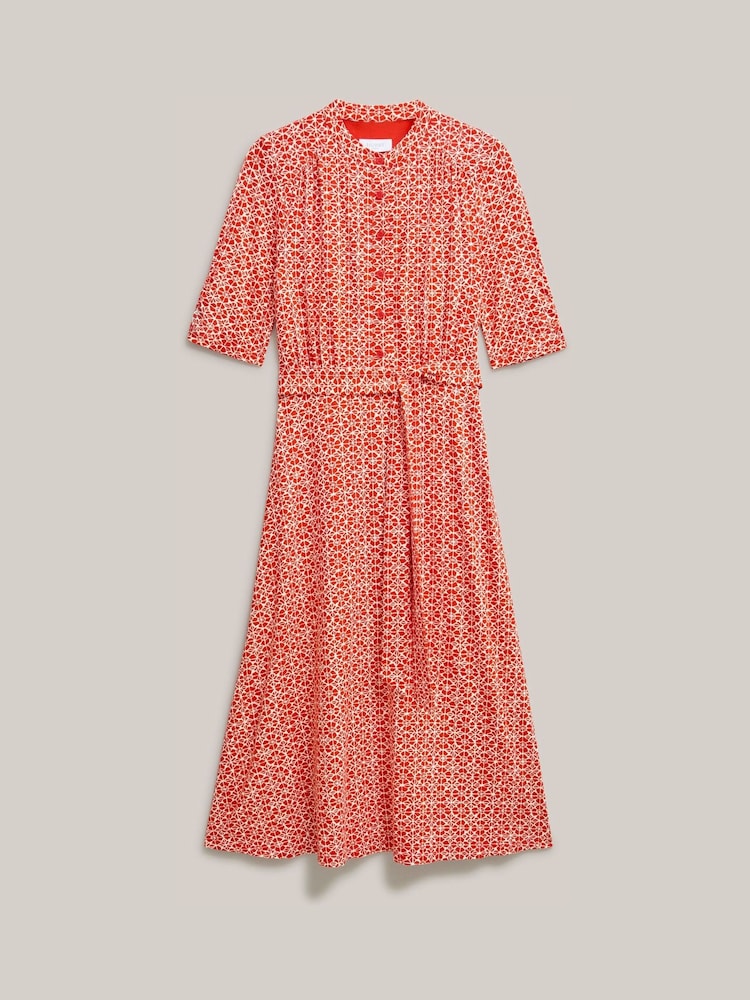 Hobbs Red Cathy Jersey Dress - Image 4 of 4 Hobbs Red Cathy Jersey Dress - Image 4 of 4