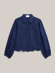Hobbs Blue Becky Shirt - Image 4 of 4