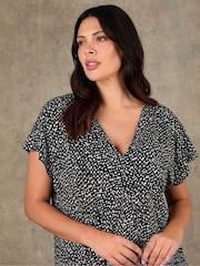 Live Unlimited Ditsy Print Panel Detalj Topp - Bilde 2 av 4