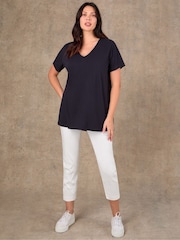 Live Unlimited White Cropped Jeggings - Image 1 of 3