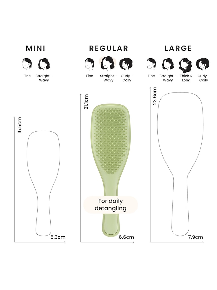 Tangle Teezer Olive Green The Ultimate Detangler Matte - Image 7 of 7