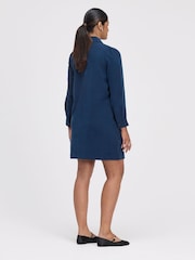 Finery Blue Enriko Zip Front Short Dress - Image 4 of 4
