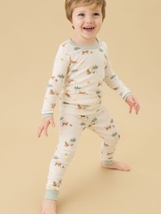 MORI Cream Monkeys Supersoft Pyjamas - Image 2 of 4