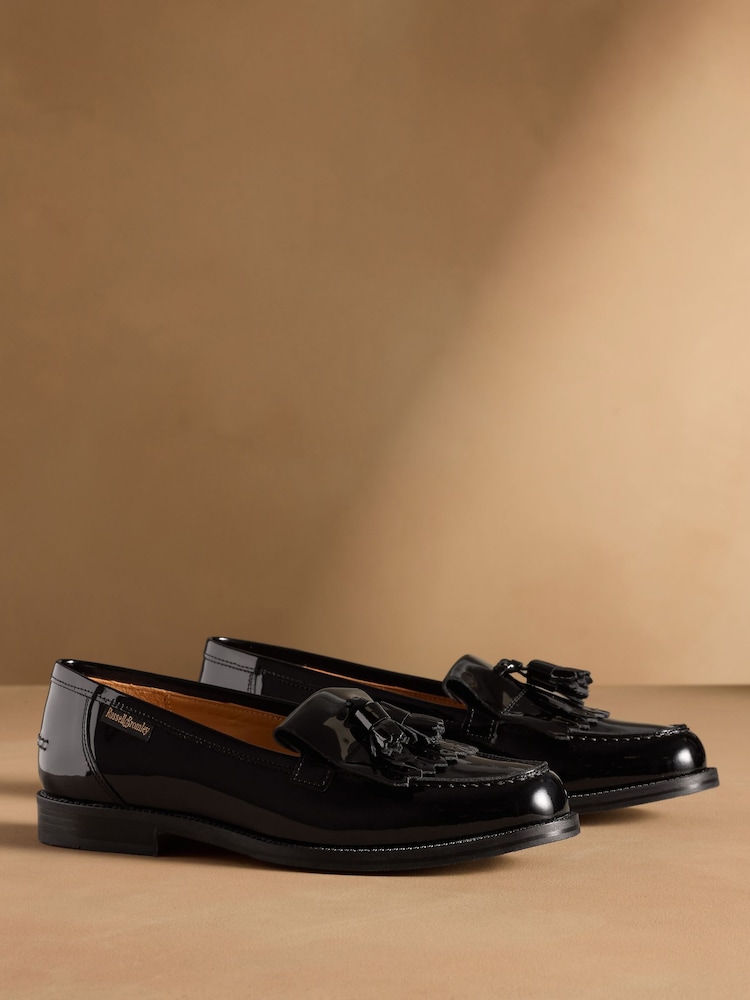 Black Patent - Μοκασίνια Russell & Bromley Chester με φούντες - Εικόνα 1 του 7 Black Patent - Μοκασίνια Russell & Bromley Chester με φούντες - Εικόνα 1 του 7