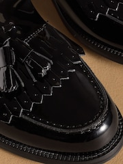 Black Patent - Μοκασίνια Russell & Bromley Chester με φούντες - Εικόνα 6 του 7