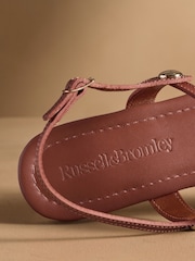 Russell & Bromley Brown Lauren Disc Trim Sandals - Image 5 of 7