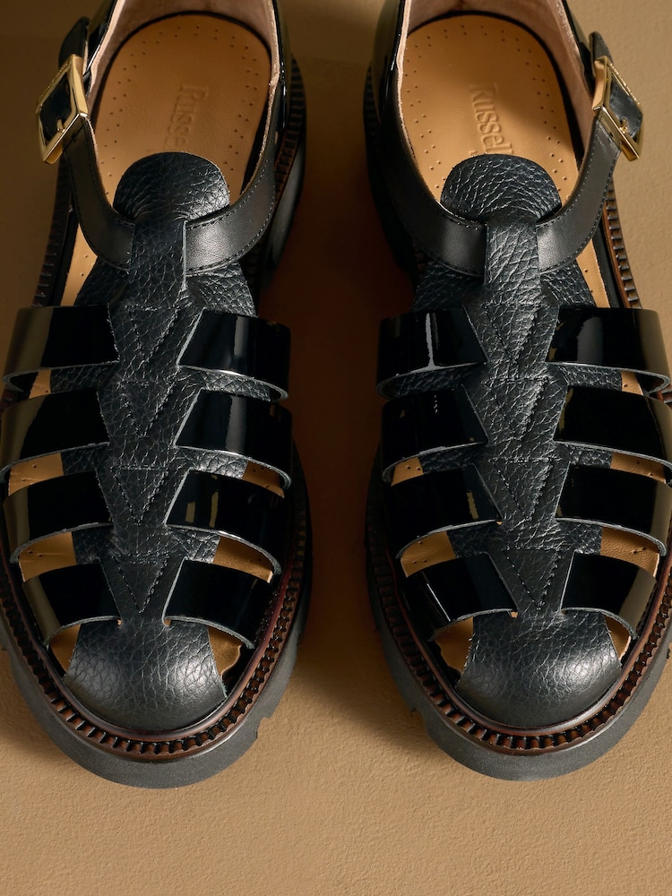 Russell & Bromley Black Sorrento Chunky Fisherman Sandals - Image 7 of 7 Russell & Bromley Black Sorrento Chunky Fisherman Sandals - Image 7 of 7