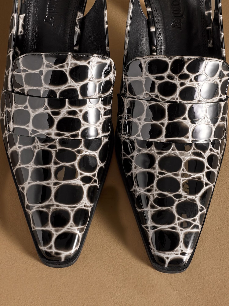 monochrome - Mocassins à talon slingback Russell & Bromley Totter - Image 12 de 12 monochrome - Mocassins à talon slingback Russell & Bromley Totter - Image 12 de 12