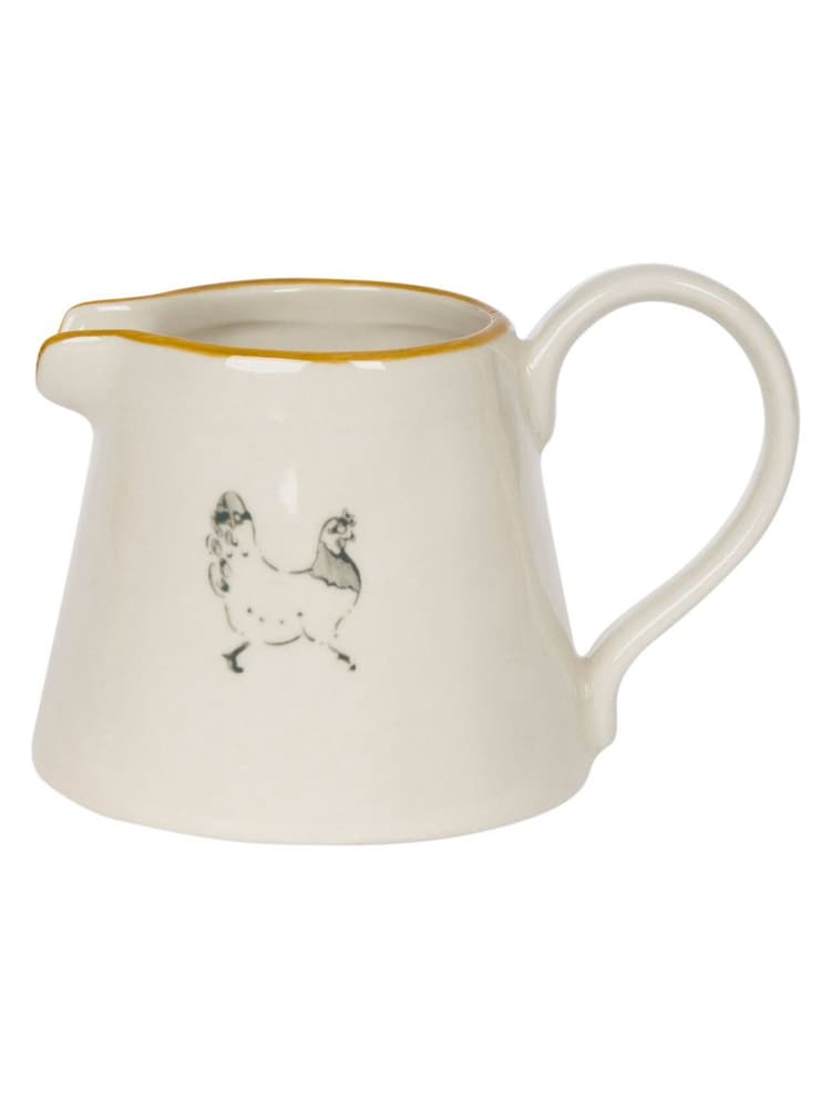 Sophie Allport Natural Chicken Mini Stoneware Jug - Image 1 of 1 Sophie Allport Natural Chicken Mini Stoneware Jug - Image 1 of 1