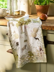 Sophie Allport Farm Friends Scene Tea Towel - Image 1 of 3