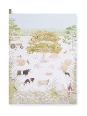 Sophie Allport Farm Friends Scene Tea Towel - Image 3 of 3