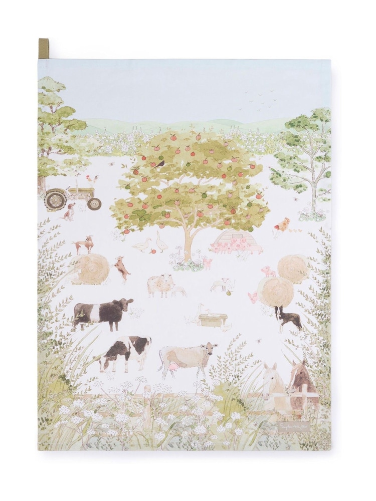Sophie Allport Farm Friends Scene Tea Towel - Image 3 of 3