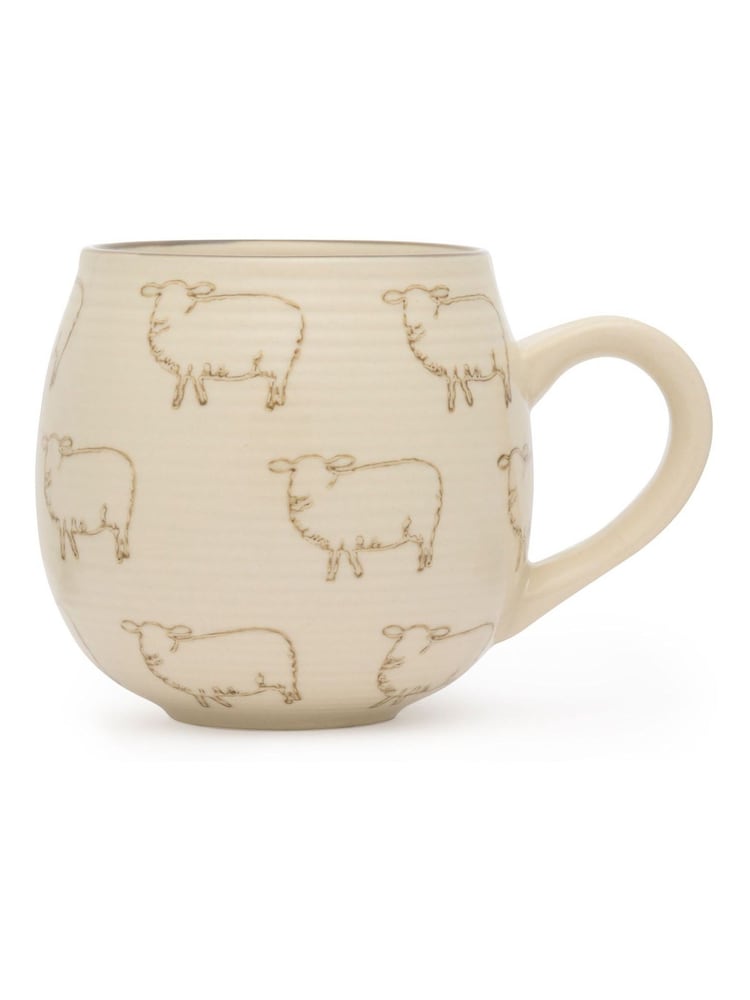 Sophie Allport Grey Sheep Stoneware Mug - Image 2 of 2 Sophie Allport Grey Sheep Stoneware Mug - Image 2 of 2