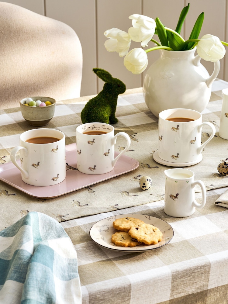 Sophie Allport White Bunny & Seed Mug - Image 1 of 2