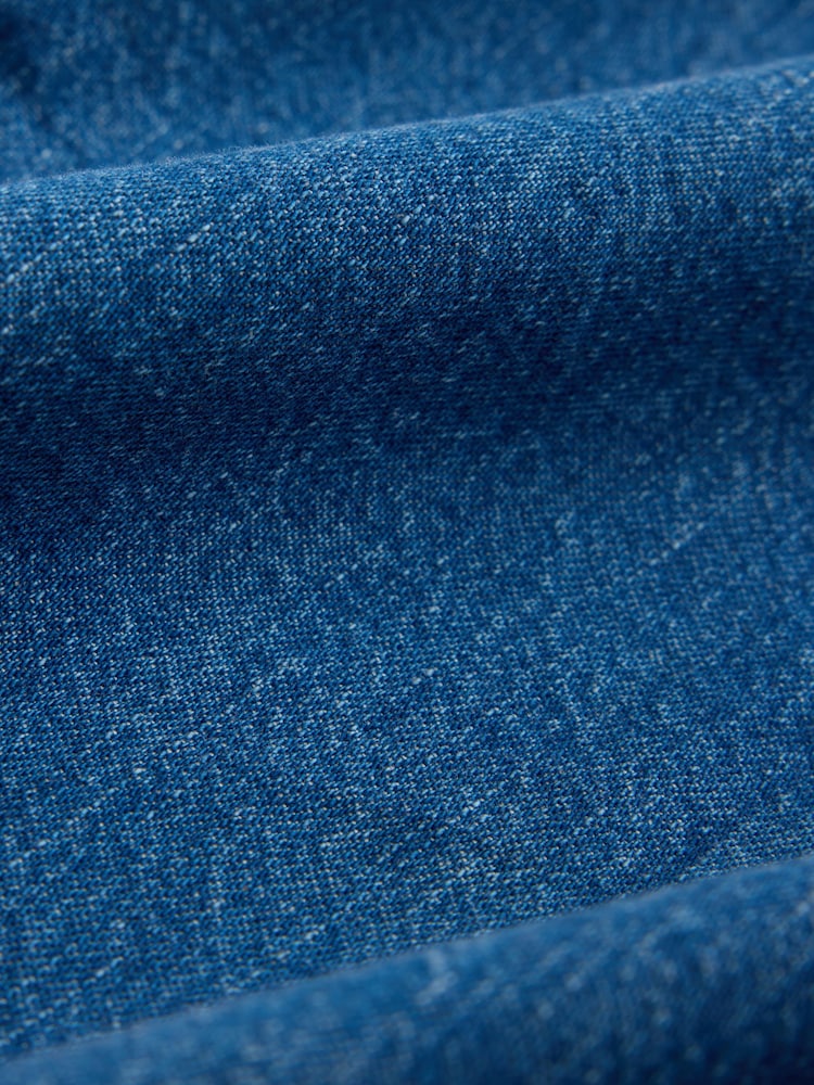 أزرق متوسط - Cotton Denim Shirt - صورة 7 من 7