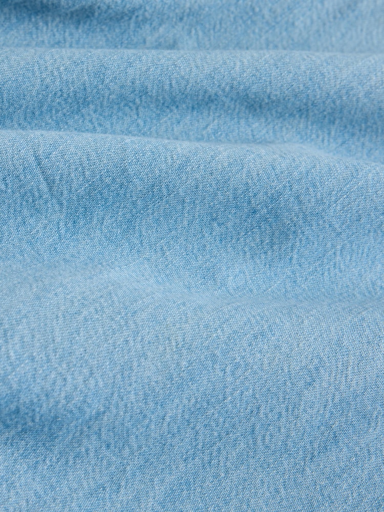 أزرق تبييض - Cotton Denim Shirt - صورة 8 من 8