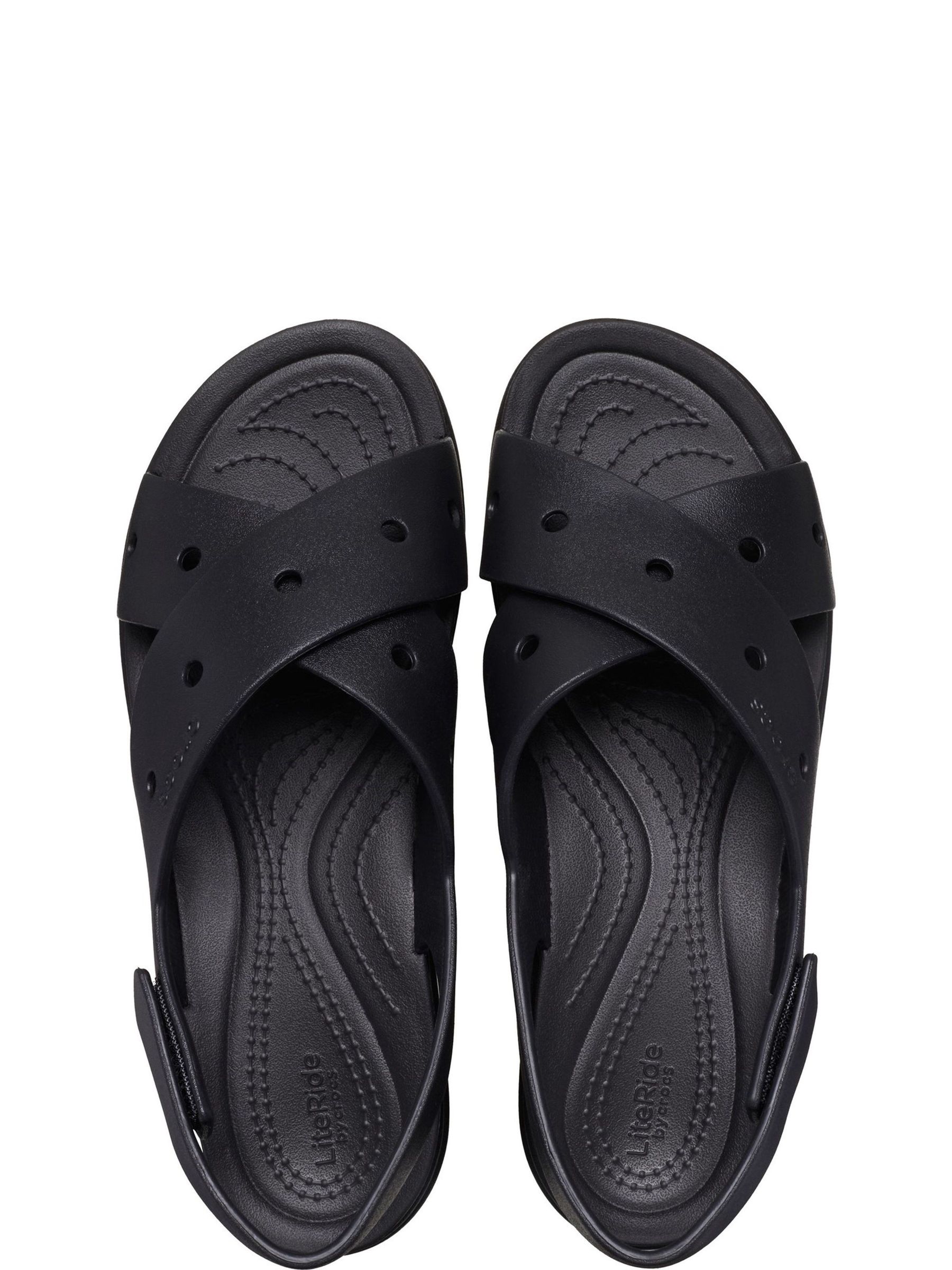 Buy Crocs Black Brooklyn Cross Strap Sandals from Next USA
