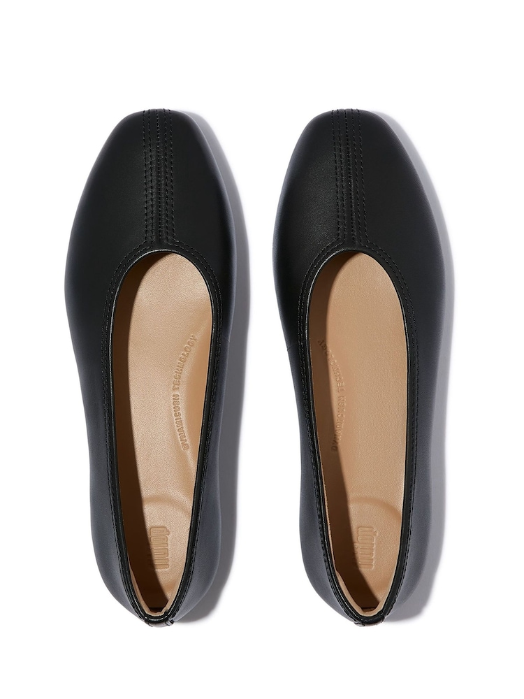 FitFlop Black Delicato High Cut Ballerinas - Image 6 of 6 FitFlop Black Delicato High Cut Ballerinas - Image 6 of 6