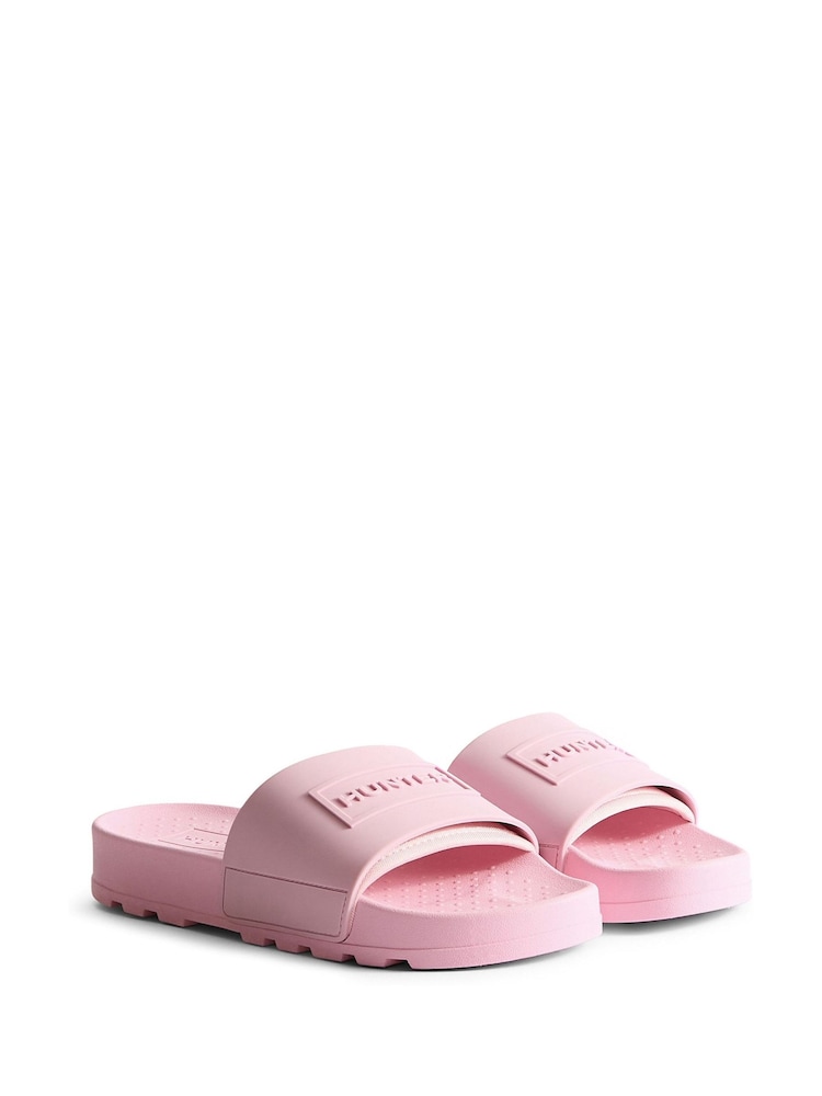 Hunter Pink Core Embossed Sliders - Image 2 of 4