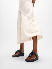 FitFlop Blue Fino Toe-Post Sandals - Image 1 of 3