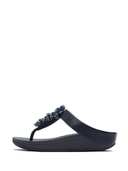 FitFlop Blue Fino Toe-Post Sandals - Image 3 of 3