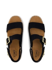 TOMS Black Giana Sandals - Image 5 of 6
