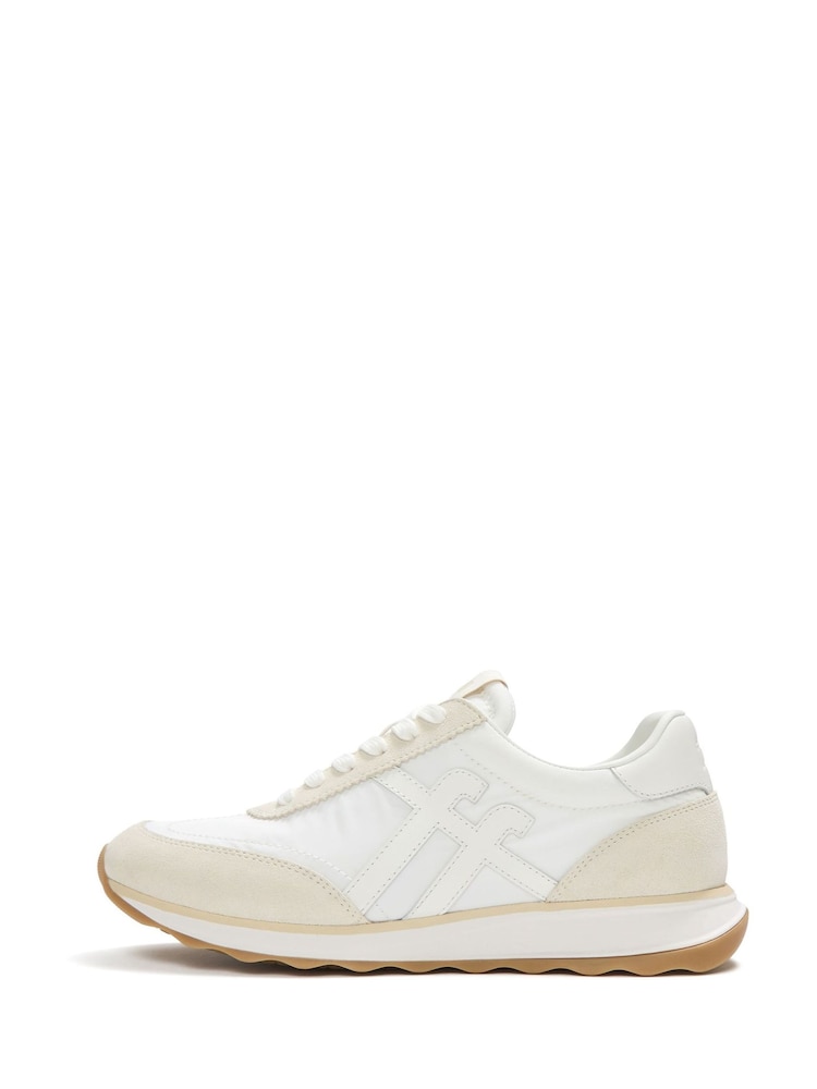 FitFlop Cream Retro-Q Flip Flop Sneakers - Image 2 of 4