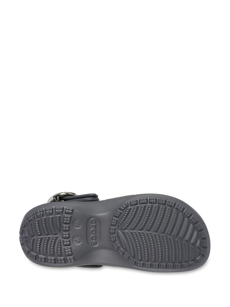 Crocs Grey Classic Platform Clogs - Image 6 of 6 Crocs Grey Classic Platform Clogs - Image 6 of 6
