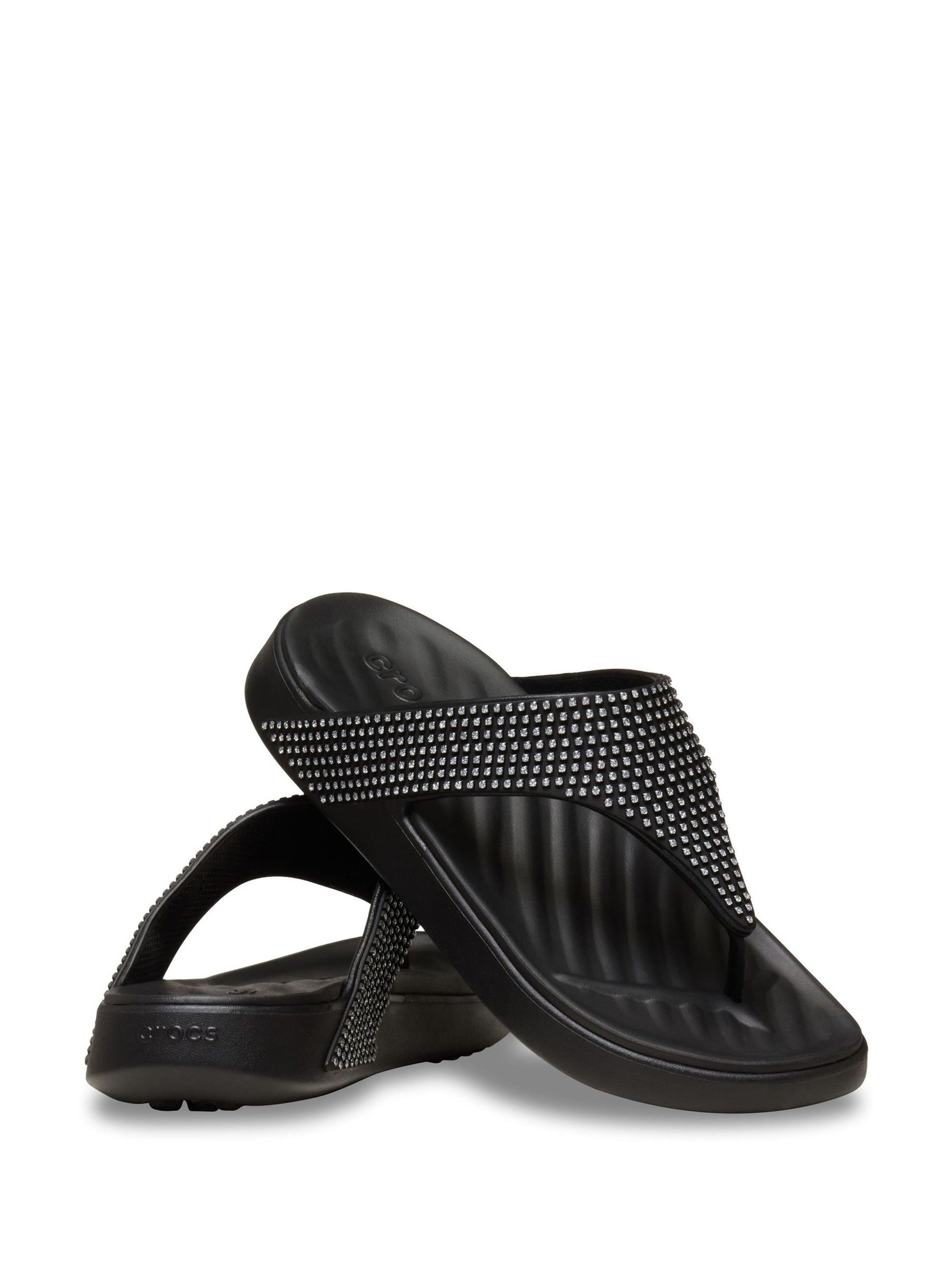 Buy Crocs Black Getaway Triangle Flip Flop Sandals from Next USA