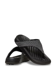 Crocs Black Getaway Triangle Flip Flop Sandals - Image 3 of 6