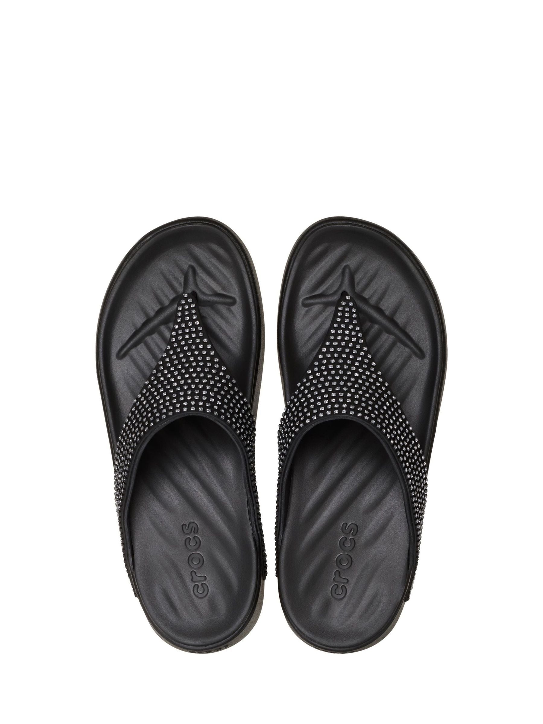 Buy Crocs Black Getaway Triangle Flip Flop Sandals from Next USA