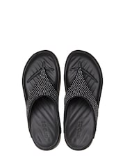 Crocs Black Getaway Triangle Flip Flop Sandals - Image 4 of 6