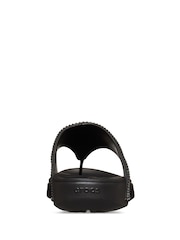 Crocs Black Getaway Triangle Flip Flop Sandals - Image 5 of 6