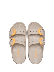 Crocs Brown Saturday Platform Buckle Clogs - Image 4 of 6