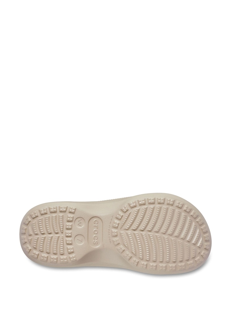 Crocs Brown Saturday Platform Buckle Clogs - Image 6 of 6