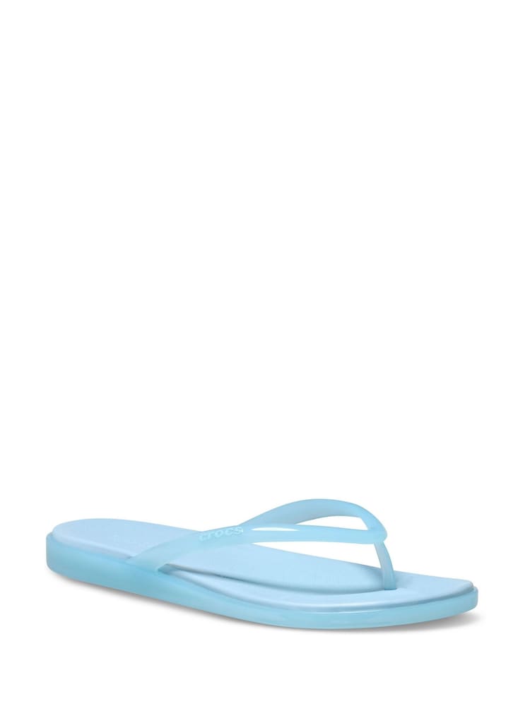 Crocs Blue Miami Round Toe Flip Flop Sandals - Image 1 of 6