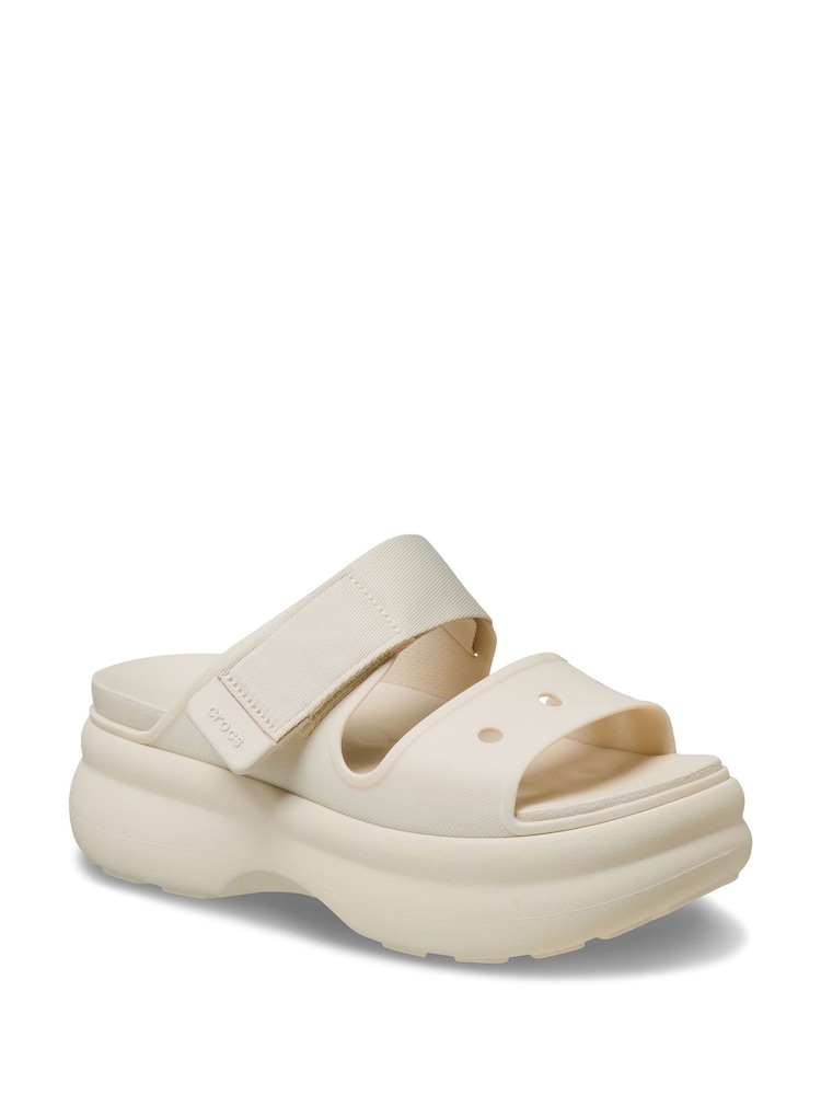 Crocs Cream Soho Two Strap Sandals - Image 2 of 6