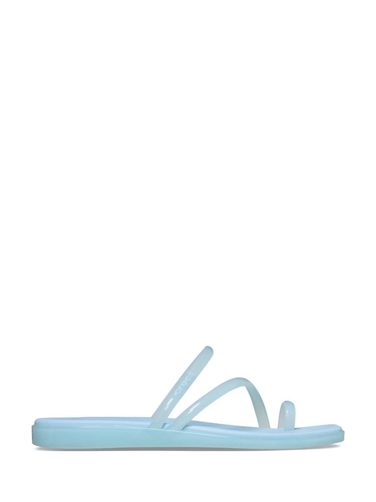 Crocs Blue Miami Jely Toe Loop Sandals - Image 2 of 6