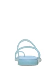 Crocs Blue Miami Jely Toe Loop Sandals - Image 4 of 6