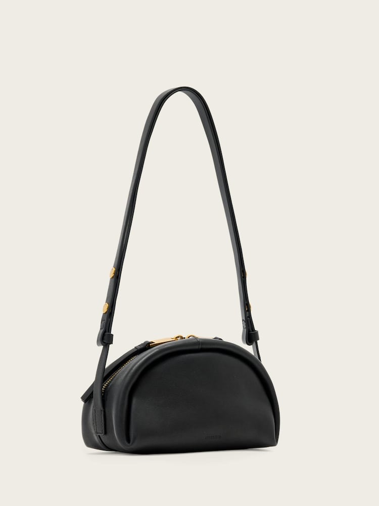 AllSaints Black Rosalie Arc Cross-Body Bag - Image 2 of 5 AllSaints Black Rosalie Arc Cross-Body Bag - Image 2 of 5