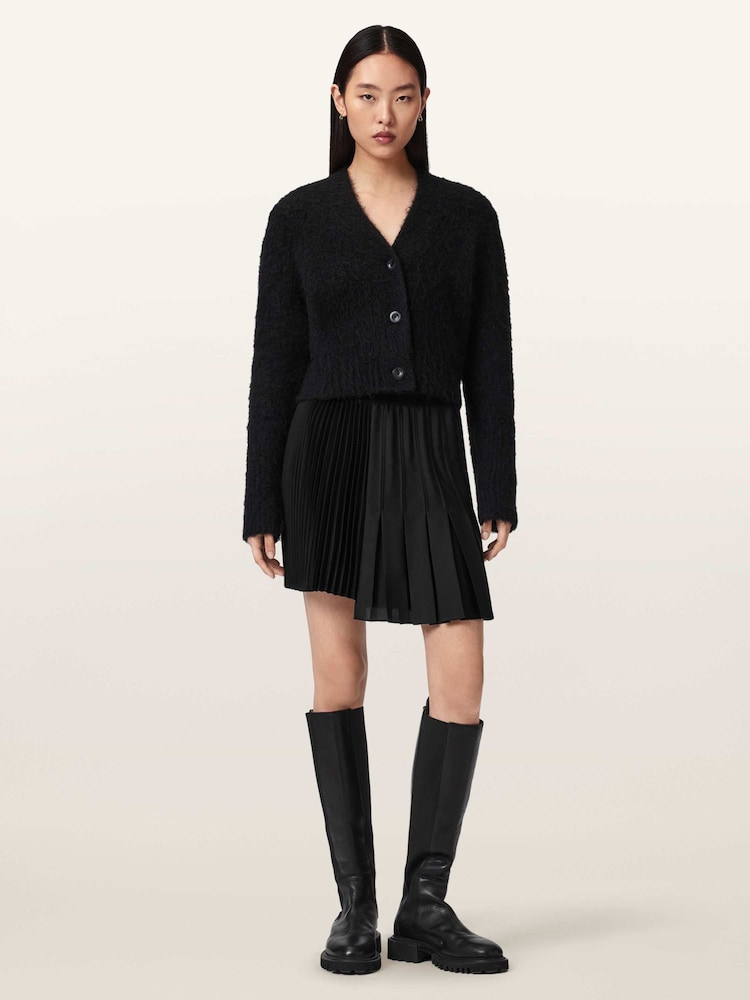 AllSaints Black Jax Mini Skirt - Image 2 of 7
