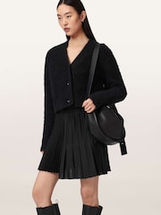 AllSaints Black Jax Mini Skirt - Image 3 of 7