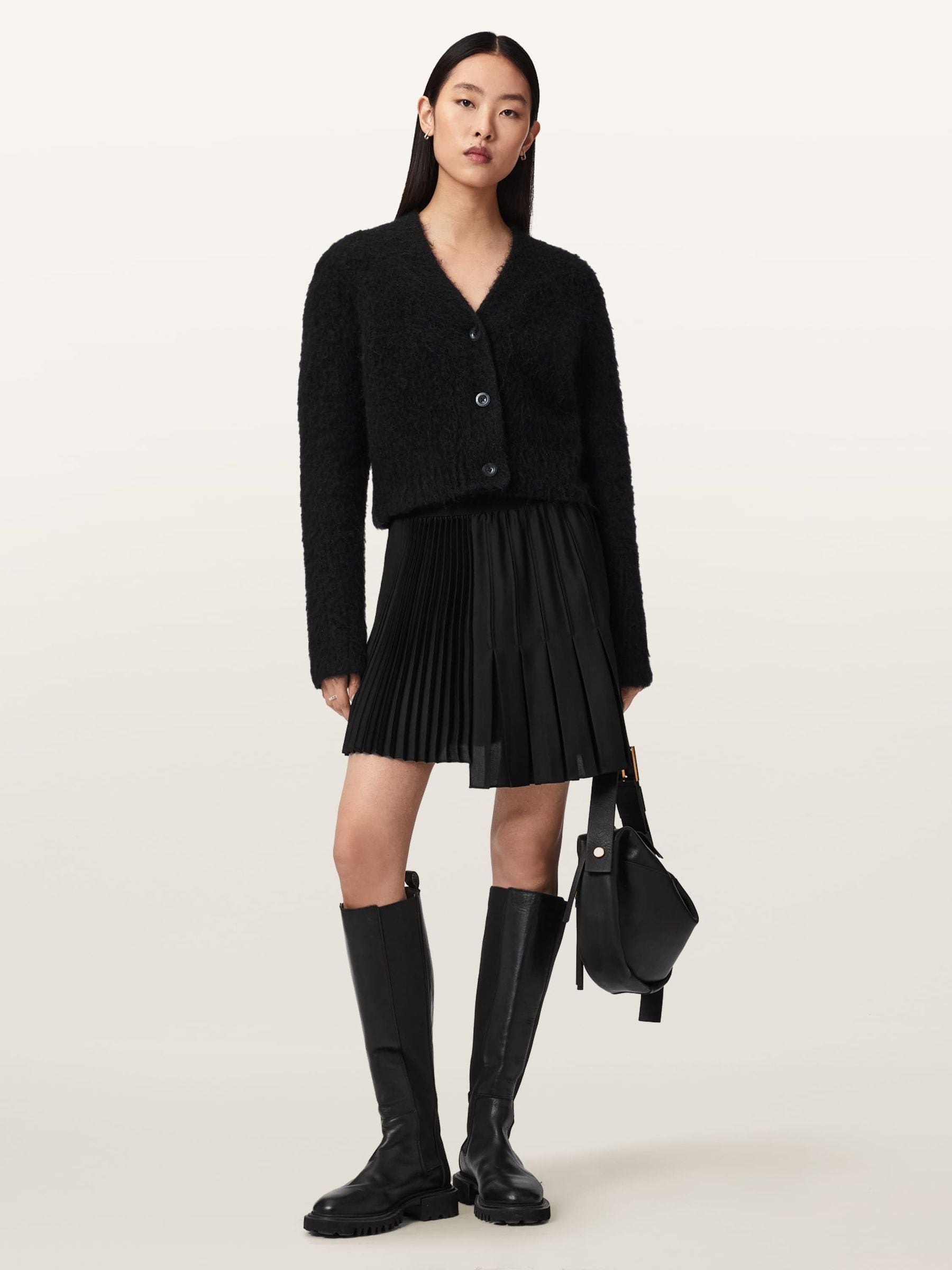 Buy AllSaints Black Jax Mini Skirt from Next USA