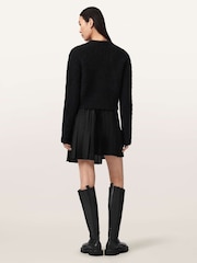 AllSaints Black Jax Mini Skirt - Image 6 of 7