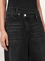 AllSaints Black Aki Crossover Jeans - Image 3 of 7