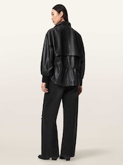 AllSaints Black Aki Crossover Jeans - Image 6 of 7