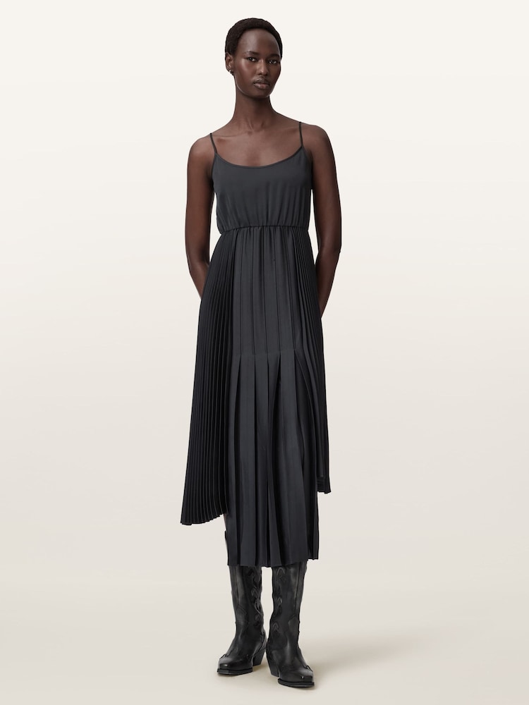 AllSaints Blue Lucille Dress - Image 2 of 7